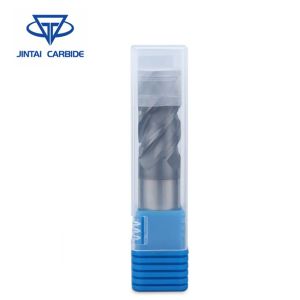Carbide 4 Flutes Milling Cutters , Machining End Mills CNC Mill Machine