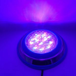 IP68 Waterproof LED Pool Light 48W Stainless Steel Flat Surface Mounting 12V AC