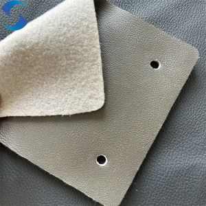 100 Polyester Non Woven Backing Technics PVC Leather Fabric Oil Wax Leather Soft