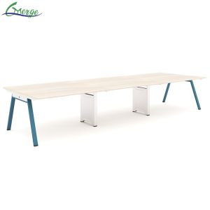 2 Shelves Open Space Workstation of Office for Collaborative Spaces