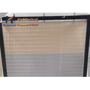 China Architectural Wall Drapery Spiral Wire Mesh Stainless Steel Plate Colorful on sale