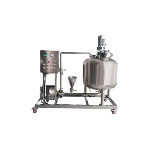 Flange Mount Double Jacketed Mixing Tank Vacuum Powder Homogenizer