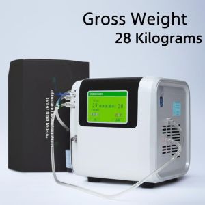 Cheap Gross Weight 28 Kilograms Hydrogen Inhalation Machine With Daily Usage One Half Hour Per Day Packaged in Gift Box Great for Medical for sale