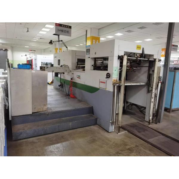 Used BOBST SP-102 Automatic Die Cutting & Creasing Machine, Max Die Cutting Size