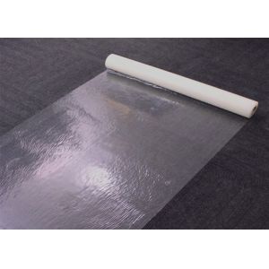 No Residue Car Carpet Protector Film , High Tack Plastic Carpet Protector Roll