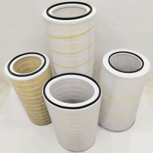 700mm 323mm Dust Removal Compressed Air Filter Cartridge Anti Static