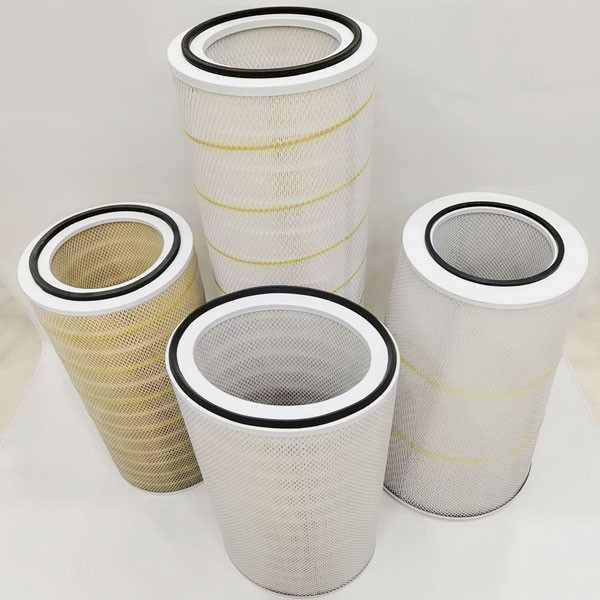 Quality 700mm 323mm Dust Removal Compressed Air Filter Cartridge Anti Static wholesale