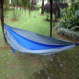 Virson Parachute Fabric 2 person Portable Hammock for Camping Travel