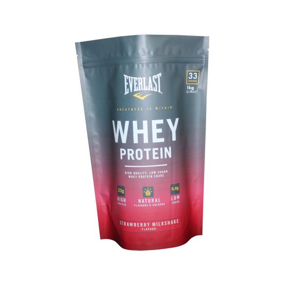 500pcs To Start Digital Print Plastic Food Packaging Pouches For Whey Protein