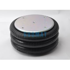 China 3B14-374 Industrial Suspension Rubber Air Spring Goodyear Triple Convoluted Air Bellow Bag on sale