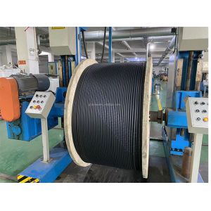 GYXTW Uni-tube Armored Overhead Fibre Optical Cable 2 4 6 8 12 24 Core Fiber