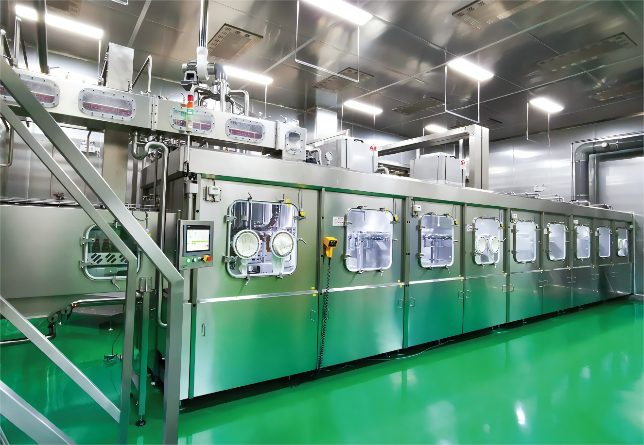 PET Plastic Bottle Water Filling Line Bulk Washing Capping Production GMP