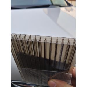 Customizable Colorful Four-layer PC Hollow Sheets Highly Resistant For Building