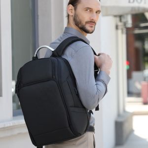 New custom logo large capacity anti theft laptop bag waterproof bag with USB