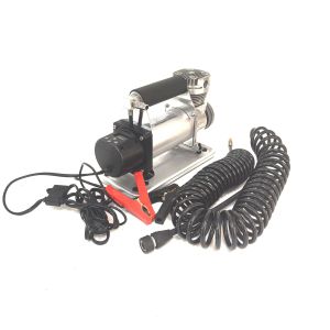 Metal Single Cylinder Air Compressor Crocodile Clip Tire Inflator With Handle