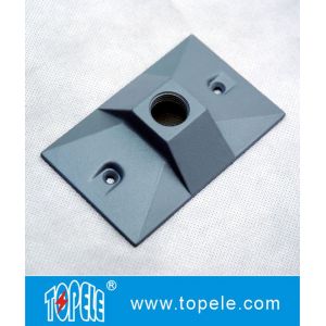 OEM Vertical Aluminum Rectangular Weatherproof Electrical Boxes Cover