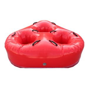 1.7x1.7x0.5m PVC Tarpaulin Inflatable Water Games Boat