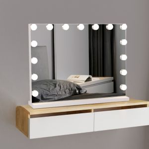 LED Light Hollywood Mirror Countertop Makeup Vanity ODM