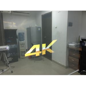 High Contrast Self Adhesive Projection Film 100um 3D Holographic Transparent