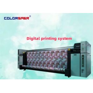 Roll To Roll 8pcs Print Heads Large Format 3200mm Wide Automatic Digital Fabric