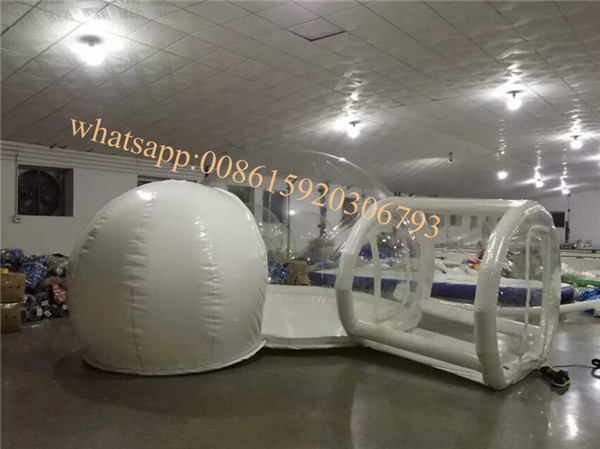 clear bubble camping tent for sale inflatable transparent bubble tent with room