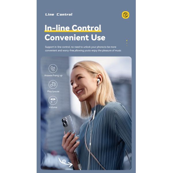 Essager ES-YP27 Usb Type C To Lightning iPhone Audio Converter Charger Adapter Cable