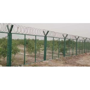 Anti Rust Galvanized Concertina Razor Wire on Prison with Protective Constructio