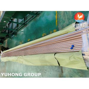 China ASTM B111 / ASME SB111 C70600 /C68700 / C71500 / C44300 Seamless Tube, 15.88 X 1.24 X 6096MM , 100% HT on sale