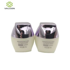 Empty Plastic Custom Cosmetic Jars UV Screw Cap Cream Packaging 8 ML