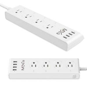 USB WIFI Power Strip Standard Grounding Compatible With Amazon Alexa Google Home