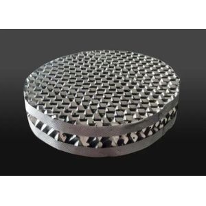 SS 316l Corrugated Metal Structure Packing For Absorption / Scrubbing