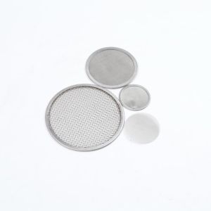 Weave Stainless Steel Filter Disc Metal Wire Mesh Filter Disc Non Rusting