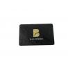 Etch Logo Plated Matte Black 85x54mm Metal Brass Business Cards for sale