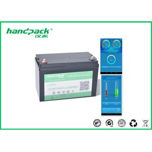 China 12.8V100Ah Lithium Iron Phosphate Battery Lead Acid Replacement with Bluetooth on sale