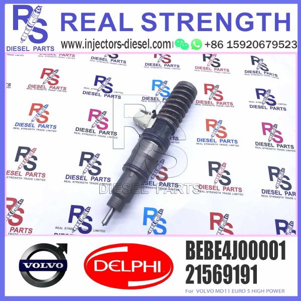 diesel fuel injector 21569191 21207143 7421207143 21582103 for V-O-L-V TRUCKS D11C common rail injector 21569191 BEBE4J000