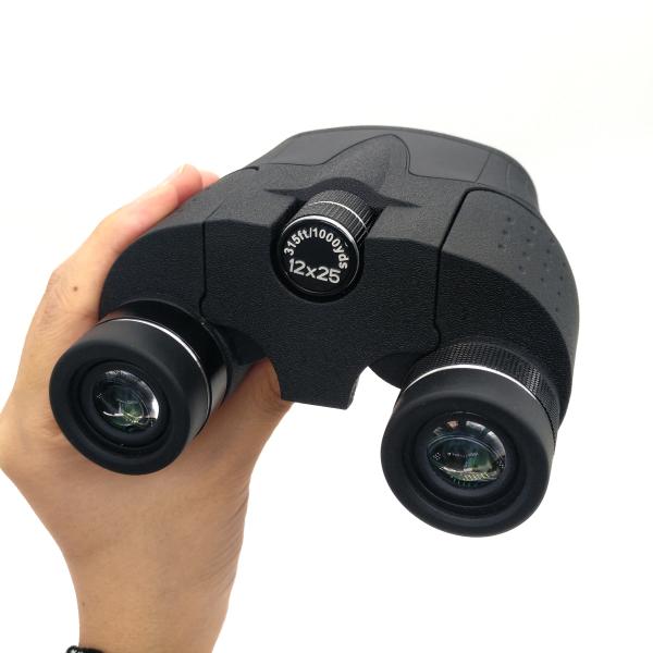 Adults Kids Bird Watching 12x25 Compact Binoculars With Clear Weak Light Vision