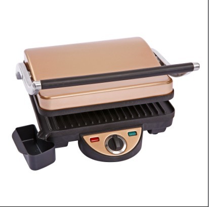 Quality 4 Slices Panini Grill Machine,panini press, sandwich toaster with SS Housing,adjustable temperature control wholesale