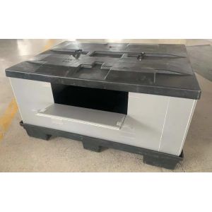 Customized Plastic Pallet Box Industrial Plastic Pallet Crates 440x340x155mm