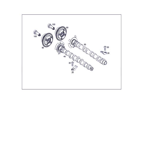 TUV A2700506200 Auto Engine Parts Mercedes Benz Camshaft Adjuster Exhaust