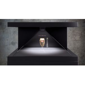 Cheap 1080P Holographic Display 3D Pyramid 32'' Holobox For Innovative Advertising for sale