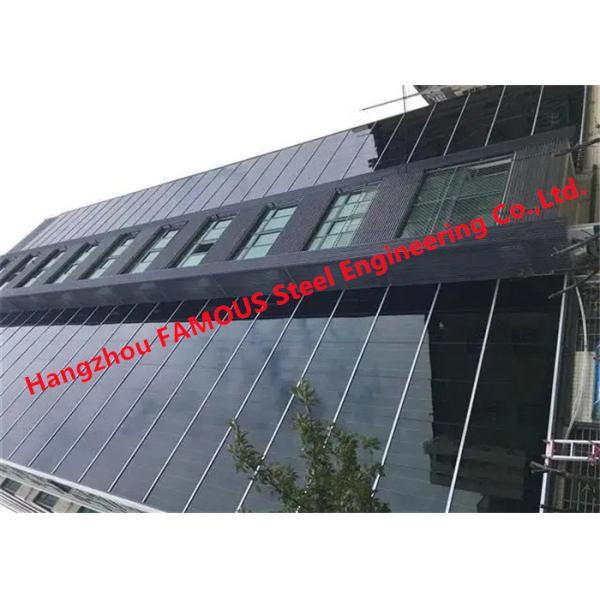 Solar Powered Building Integrated Photovoltaic Folding Curtain Wall For Office