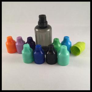 Cheap Custom 30ml Pet Plastic Bottles , Amber Dropper Bottles Screen Printing Logol for sale