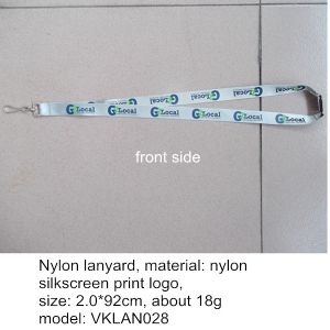 Great value custom logo nylon lanyards,China lanyard factory for exquisite nylon