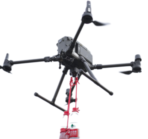 4 Hooks DJI Drop System 10W Drone Delivery Mechanism IP4X For DJI M300