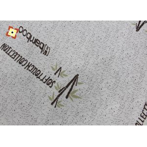 Knitted Fabric Bamboo Polyester Fabric Quilted Jacquard Mattress Polyester