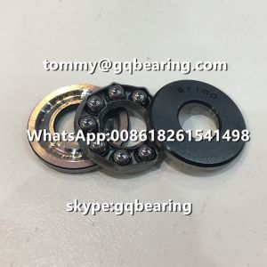 Crane Hook Using 51100 Steel Cage High Speed Rotating Thrust Ball Bearing 10*24