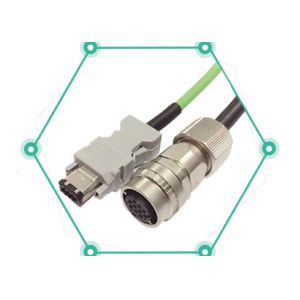 One Touch Locking CM10 Circular Connector 2 Pin 10 Pin Right Angle Crimp Wire