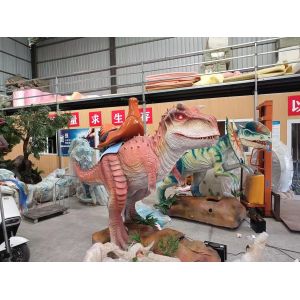 Customized Animatronic Dinosaur Ride With Adjustable Color And Size