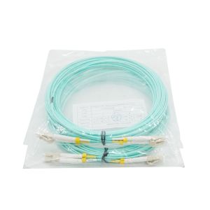 multimode lc lc connector om4 50/125 duplex jumper lszh jacket 1m fiber optic