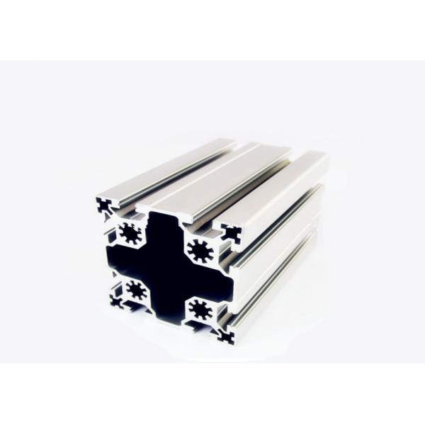 Quality T3 - T8 Flat Extruded Aluminum Profiles 6063 Alloy Silver wholesale